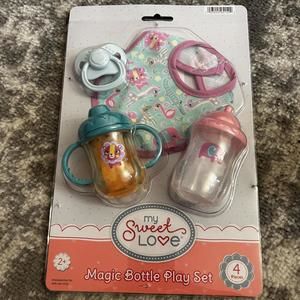 My Sweet Love Baby Doll Magic Bottle Playset (NEW)